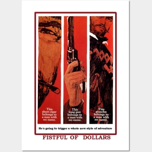 Classic Western Movie Poster - Fistful of Dollars Posters and Art